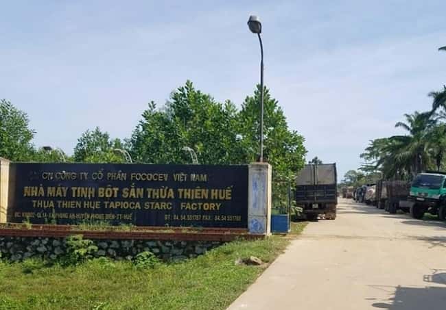 Nhà máy tinh bột sắn Thừa Thiên-Huế