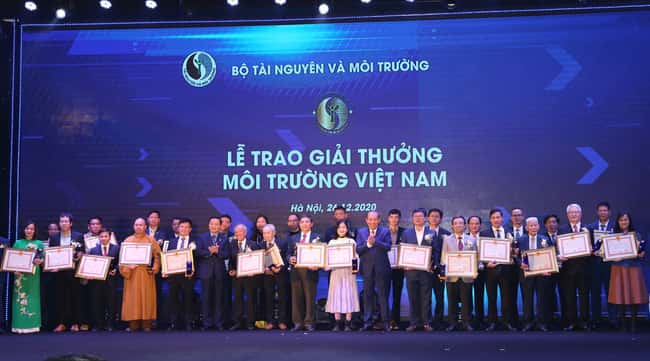 Lễ trao Giải thưởng Môi trường Việt Nam 2020