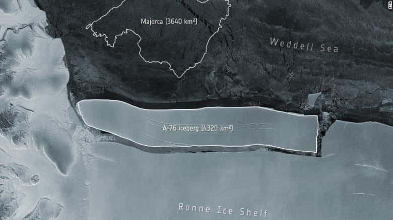 tảng băng trôi lớn nhất thế giới 