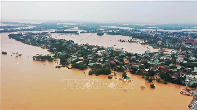 Ngập lụt ở tỉnh Quảng Trị