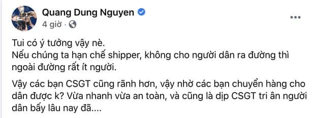 đạo diễn Nguyễn Quang Dũng phát ngôn